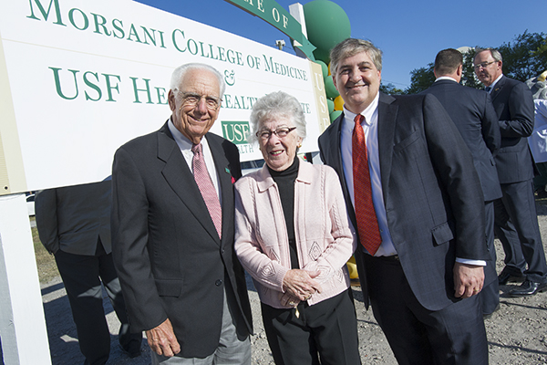 Mr. and Mrs. Frank Morsani and Jeff Vinik. 
